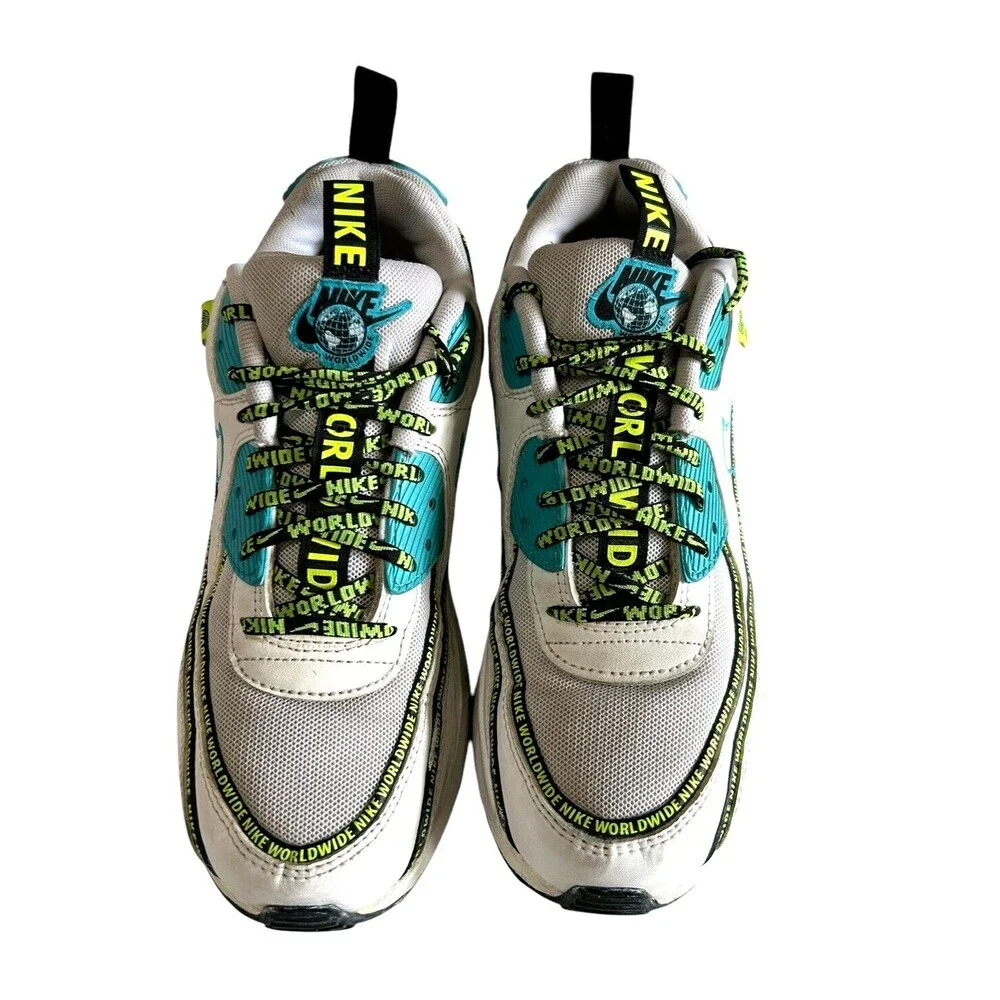 Nike Air Max 90 SE2 GS Worldwide Blue Fury Volt  Unisex CV7665-100 7Y